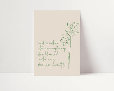She Bloomed - D'Luxe Prints