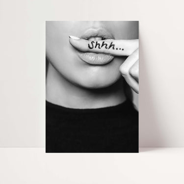 Shhh Poster - D'Luxe Prints