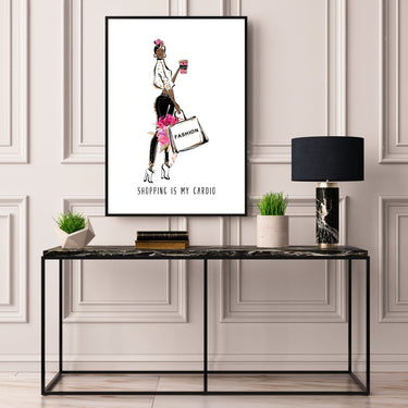 Shopping Is My Cardio - D'Luxe Prints
