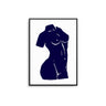 Silhouette II - Navy - D'Luxe Prints