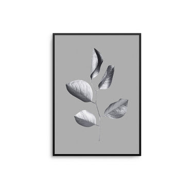 Silver Grey Leaves I - D'Luxe Prints