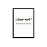 Sleep Is For The Weak | Gold Lashes - D'Luxe Prints