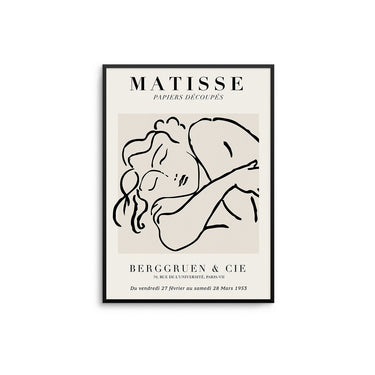 Sleeping Matisse - Beige Tones - D'Luxe Prints