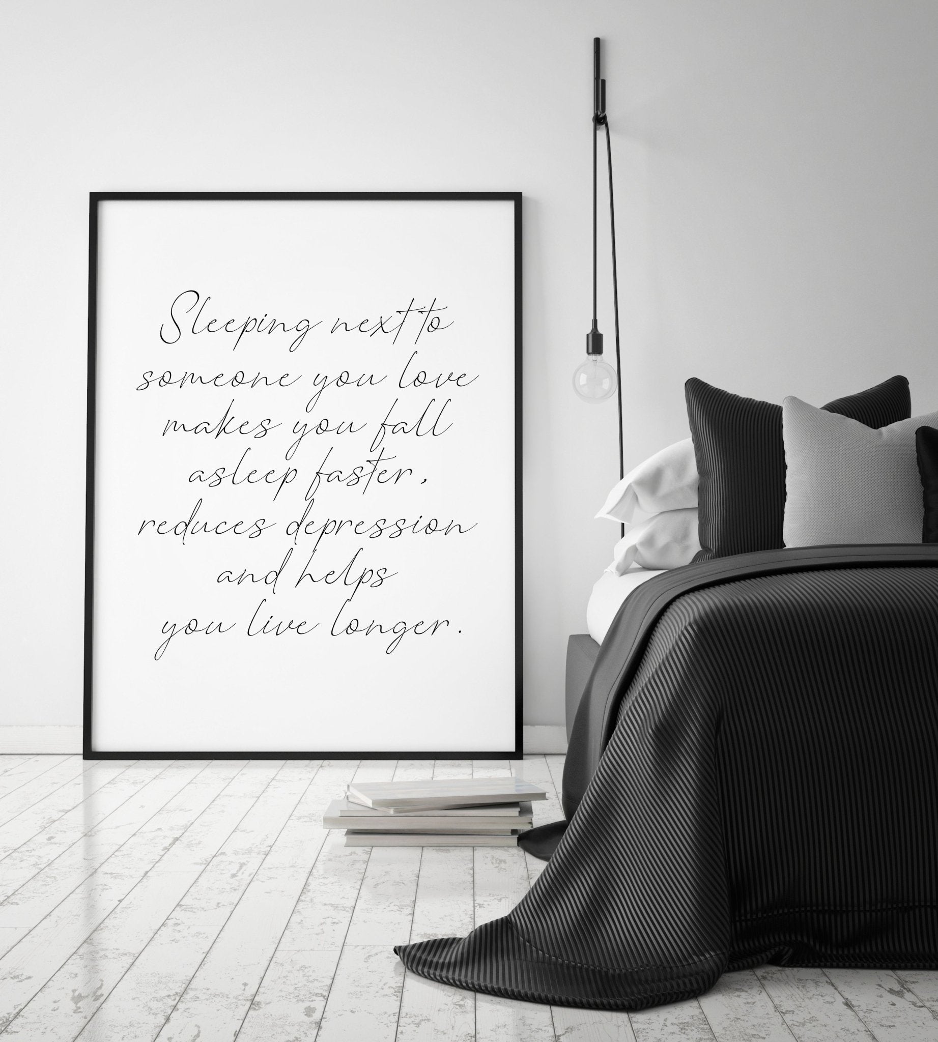 Sleeping Next To Someone You Love - D'Luxe Prints