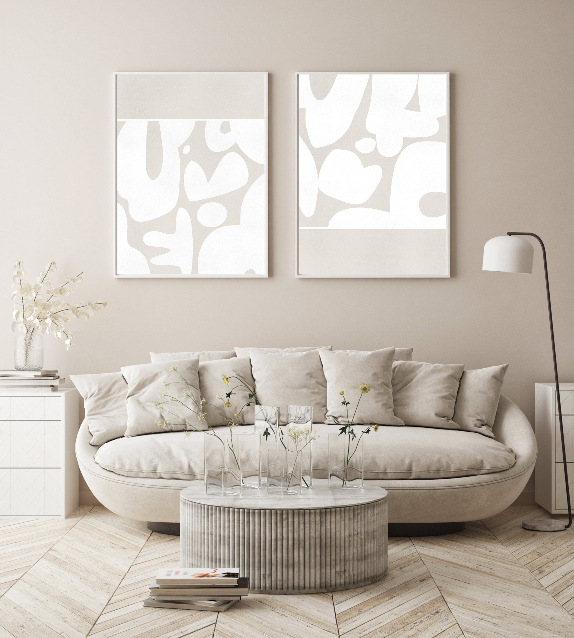 Sofia Abstract Poster Set - D'Luxe Prints