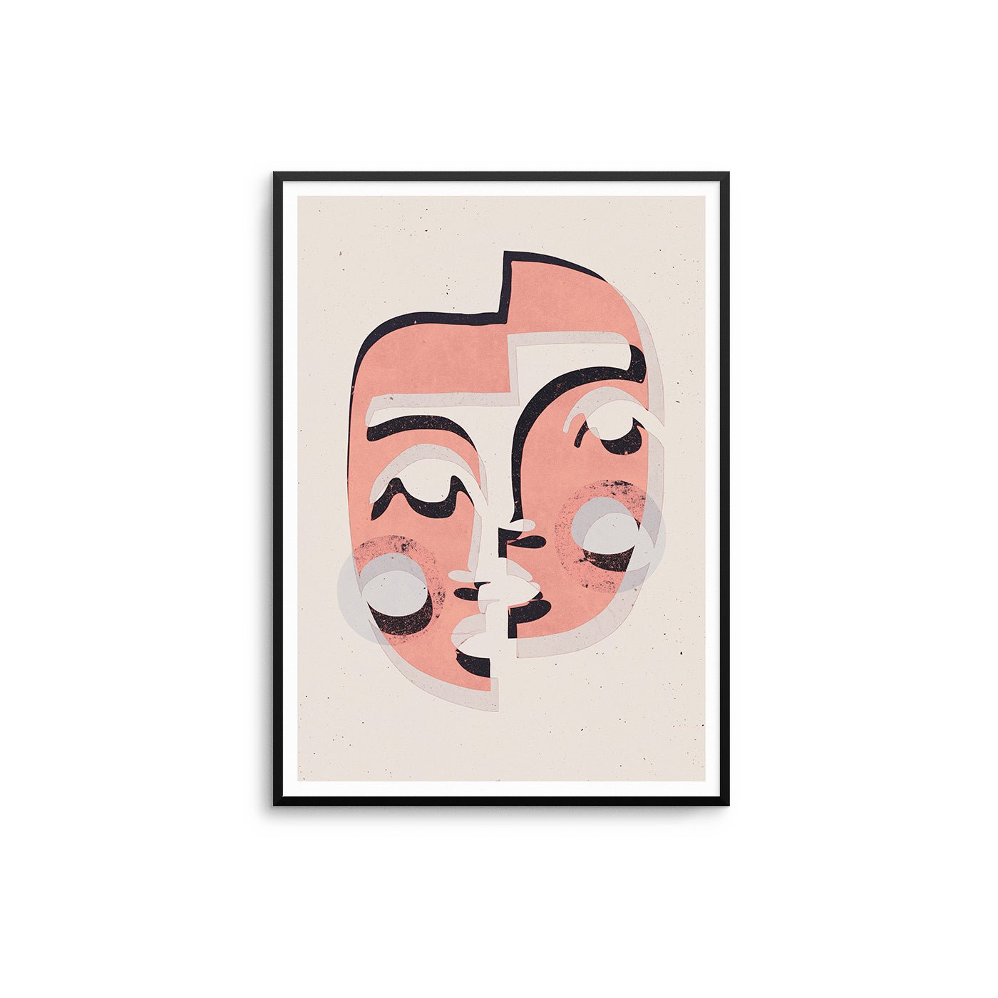 Split Abstract Face - D'Luxe Prints
