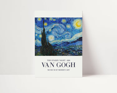 Starry Night 1889 Poster - D'Luxe Prints