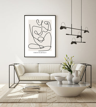 Strength Abstract Lines - D'Luxe Prints