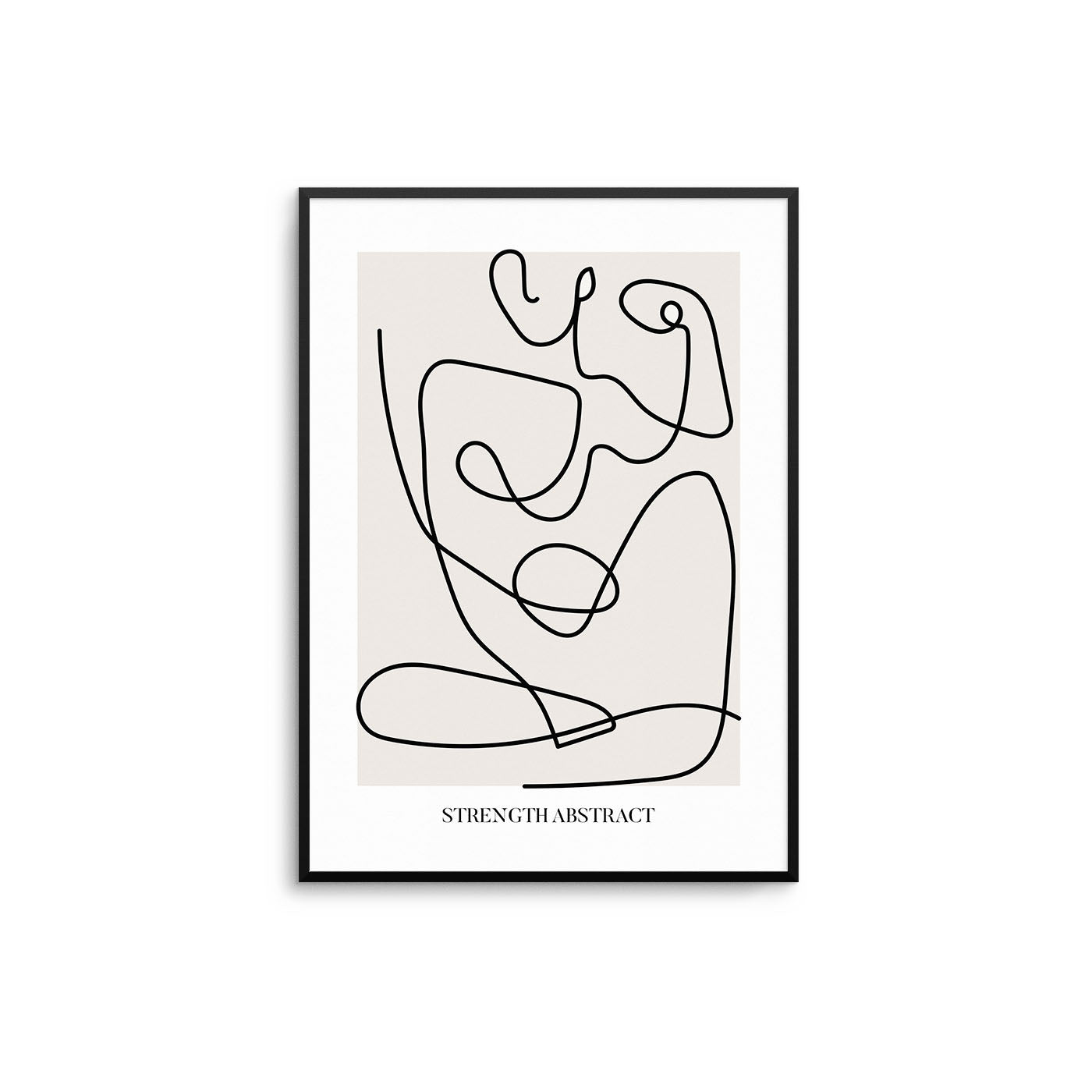 Strength Abstract Strength Abstract Lines – D'Luxe Prints