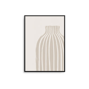 Striped Vase Poster - D'Luxe Prints