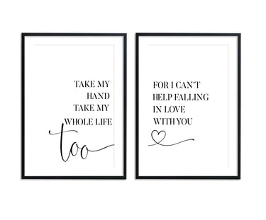 Take My Hand Set - D'Luxe Prints