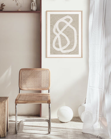 Textured Abstract Line II - D'Luxe Prints