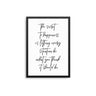 The Secret To Happiness - D'Luxe Prints