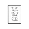 The Secret To Happiness - D'Luxe Prints
