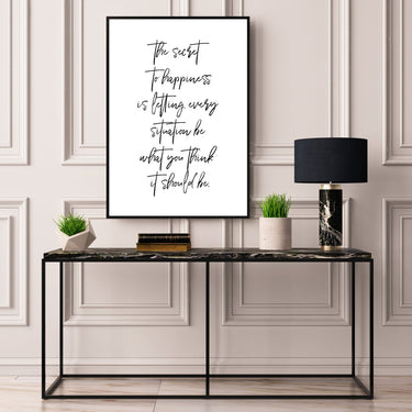 The Secret To Happiness - D'Luxe Prints