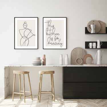 This Kitchen Is For Dancing III - D'Luxe Prints