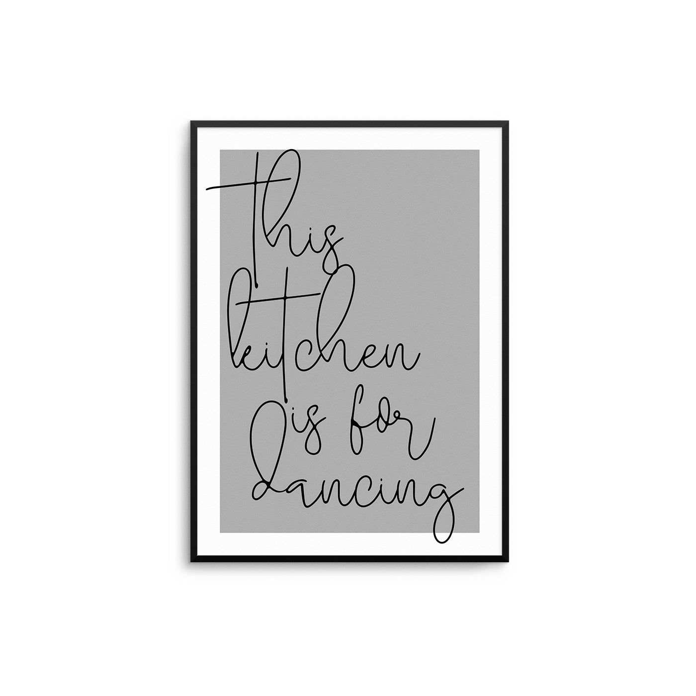 This Kitchen Is For Dancing III - D'Luxe Prints