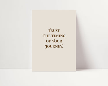 Timing Of Your Journey - D'Luxe Prints