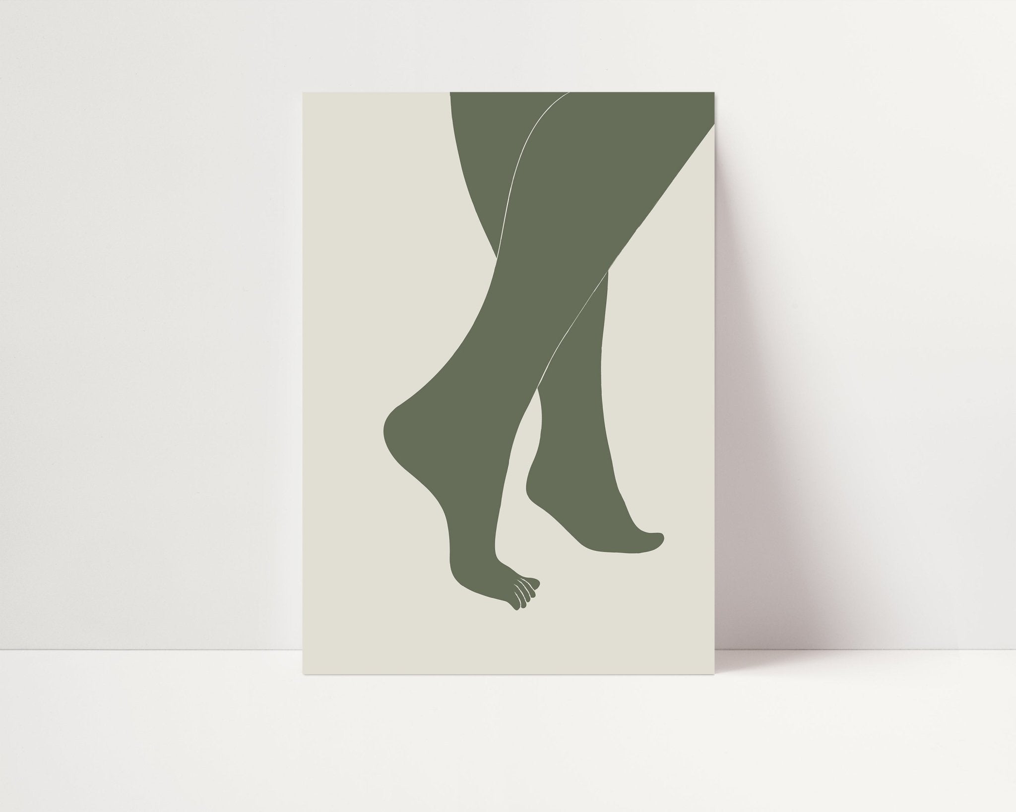 Tip Toes Abstract Poster - D'Luxe Prints