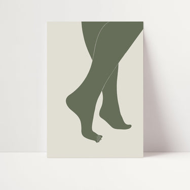 Tip Toes Abstract Poster - D'Luxe Prints