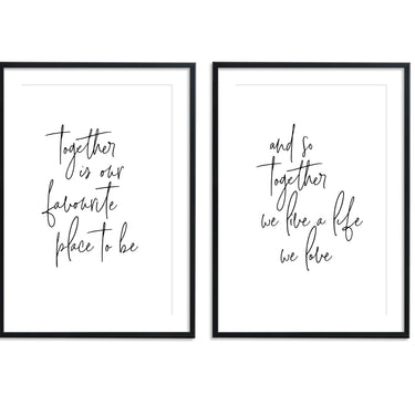 Together | Life We Love Set - D'Luxe Prints