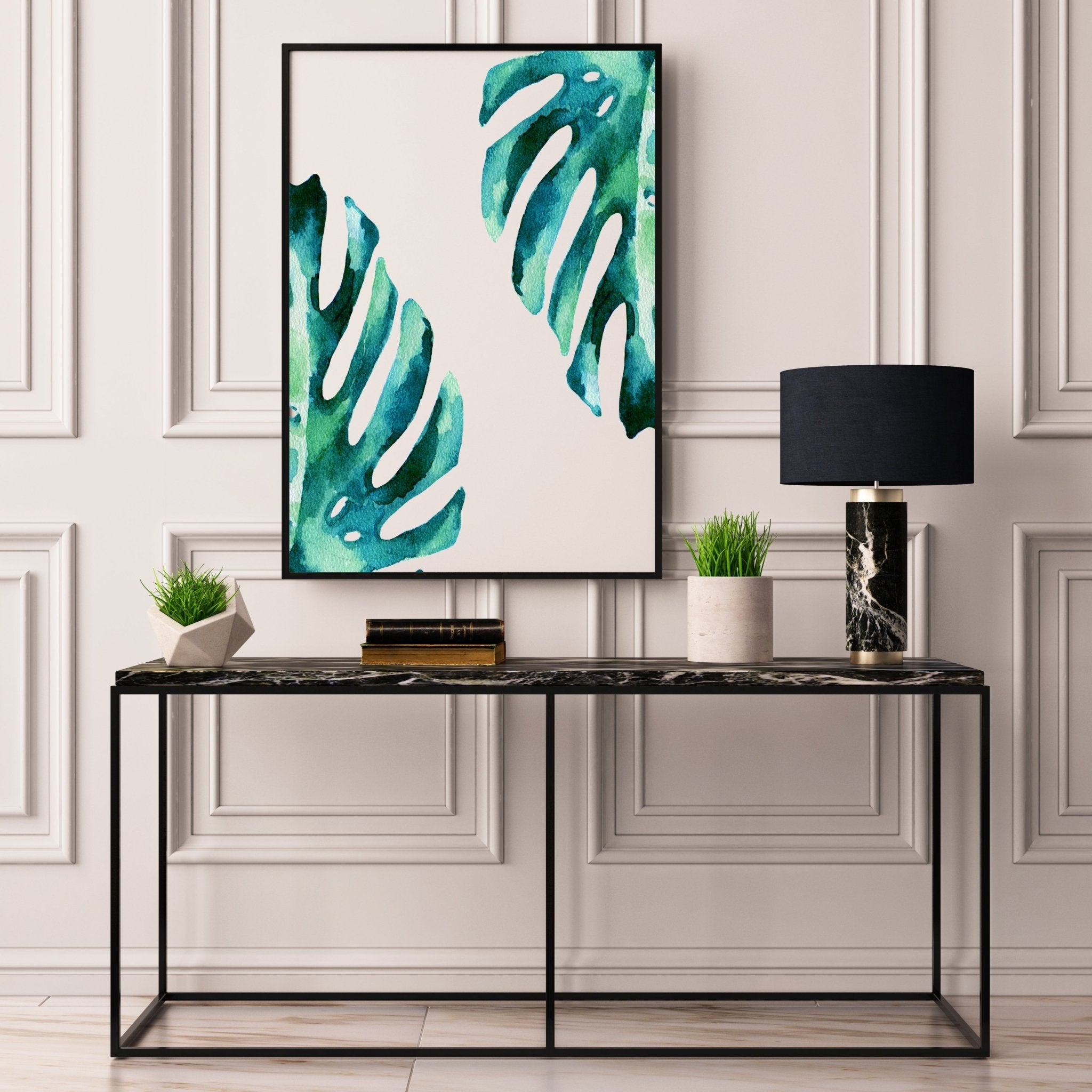 Tropical Half Palms - D'Luxe Prints