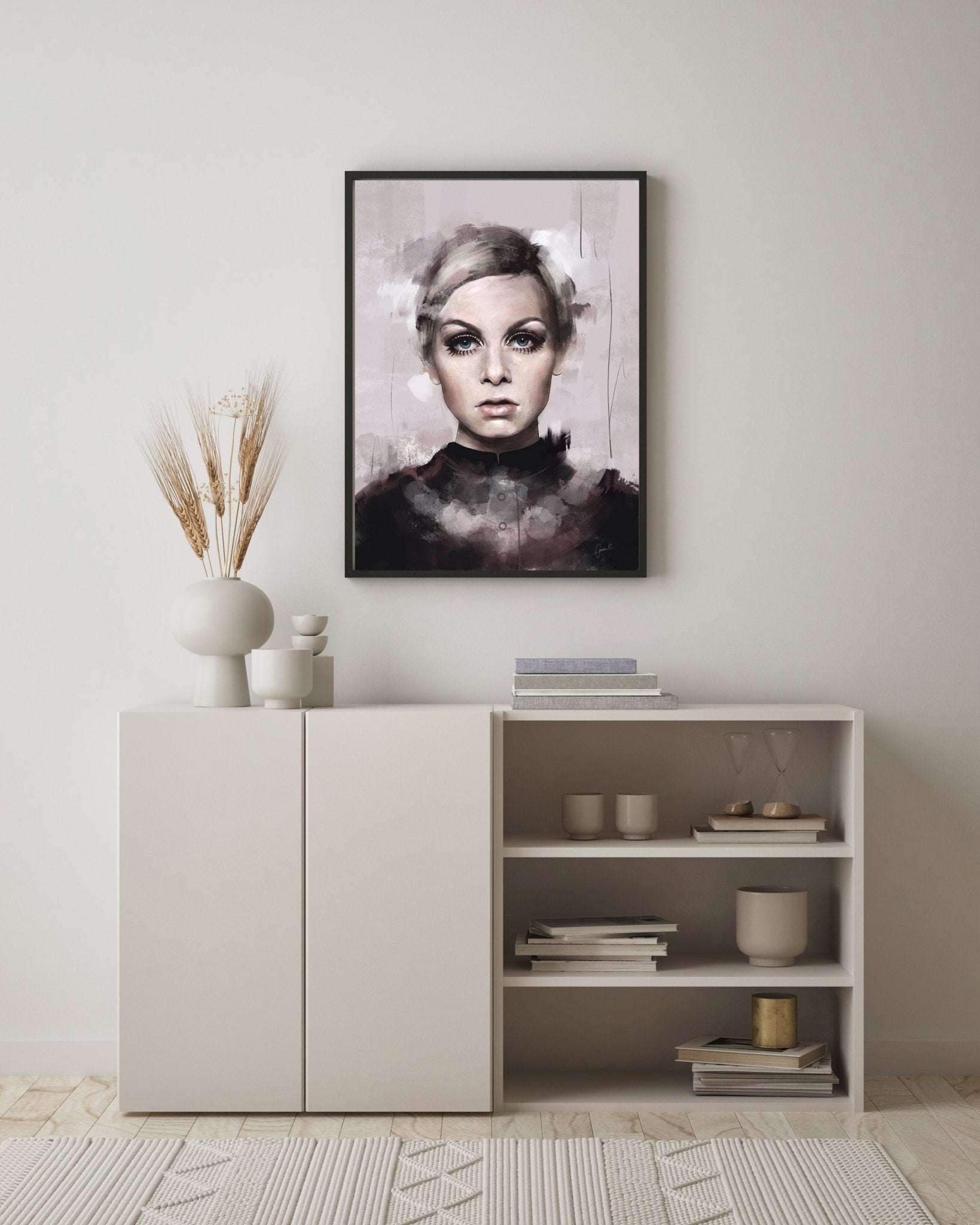 Twiggy Abstract Poster - D'Luxe Prints