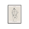 Uncovered Abstract Figure I - D'Luxe Prints