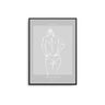 Uncovered Abstract Figure I - D'Luxe Prints