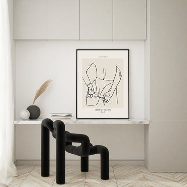 Uncovered Abstract Figure II - D'Luxe Prints