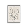 Uncovered Abstract Figure II - D'Luxe Prints