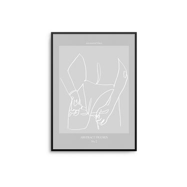 Uncovered Abstract Figure II - D'Luxe Prints