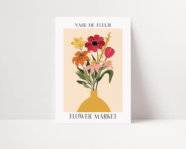 Vase De Fleurs - D'Luxe Prints