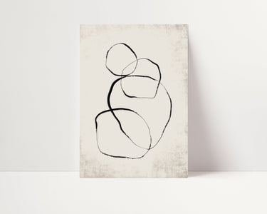 Vintage Abstract Rings II - D'Luxe Prints
