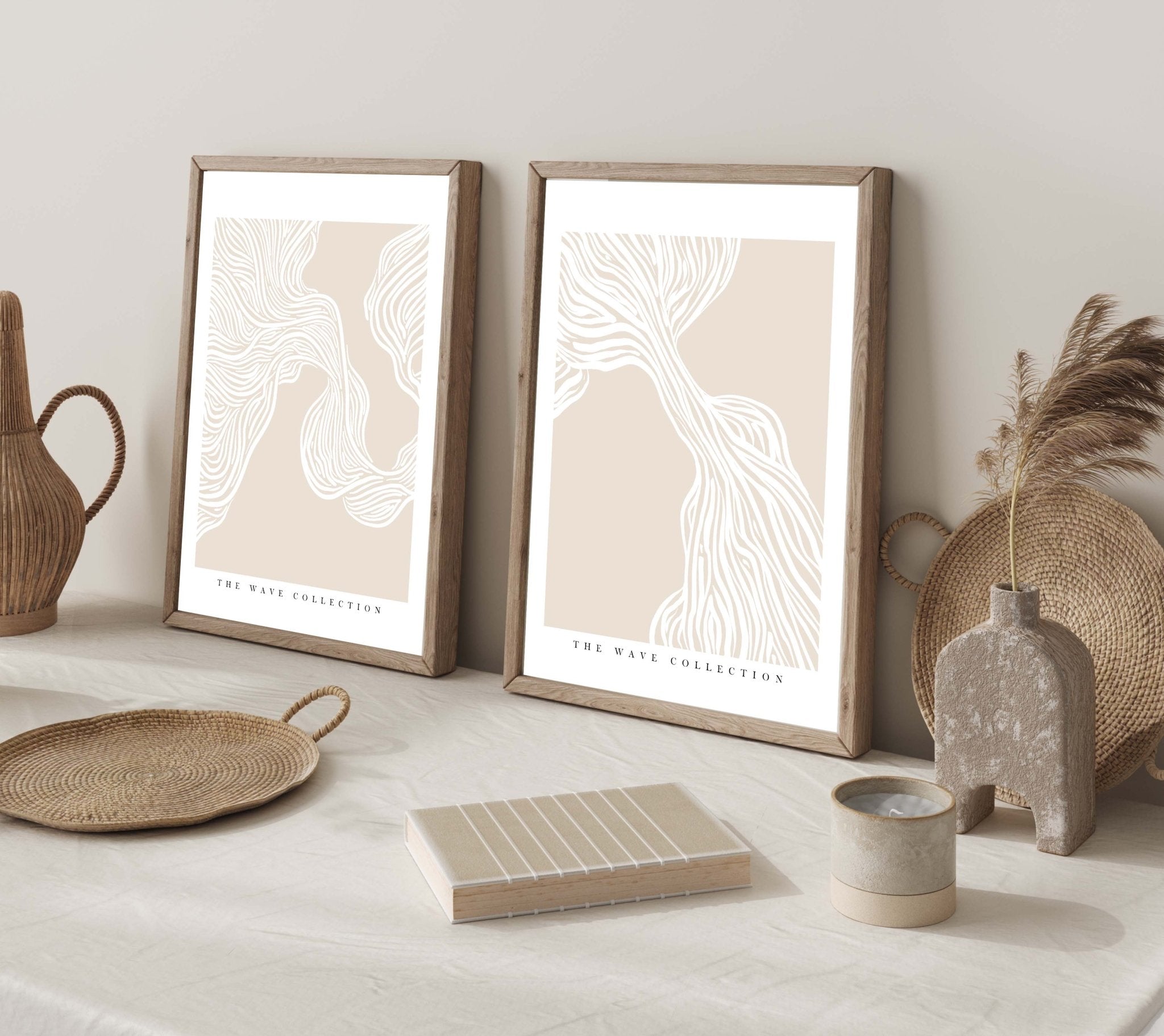 set of 3 prints | digital download – luxe poster co... Wave Collection Poster II – D'Luxe Prints