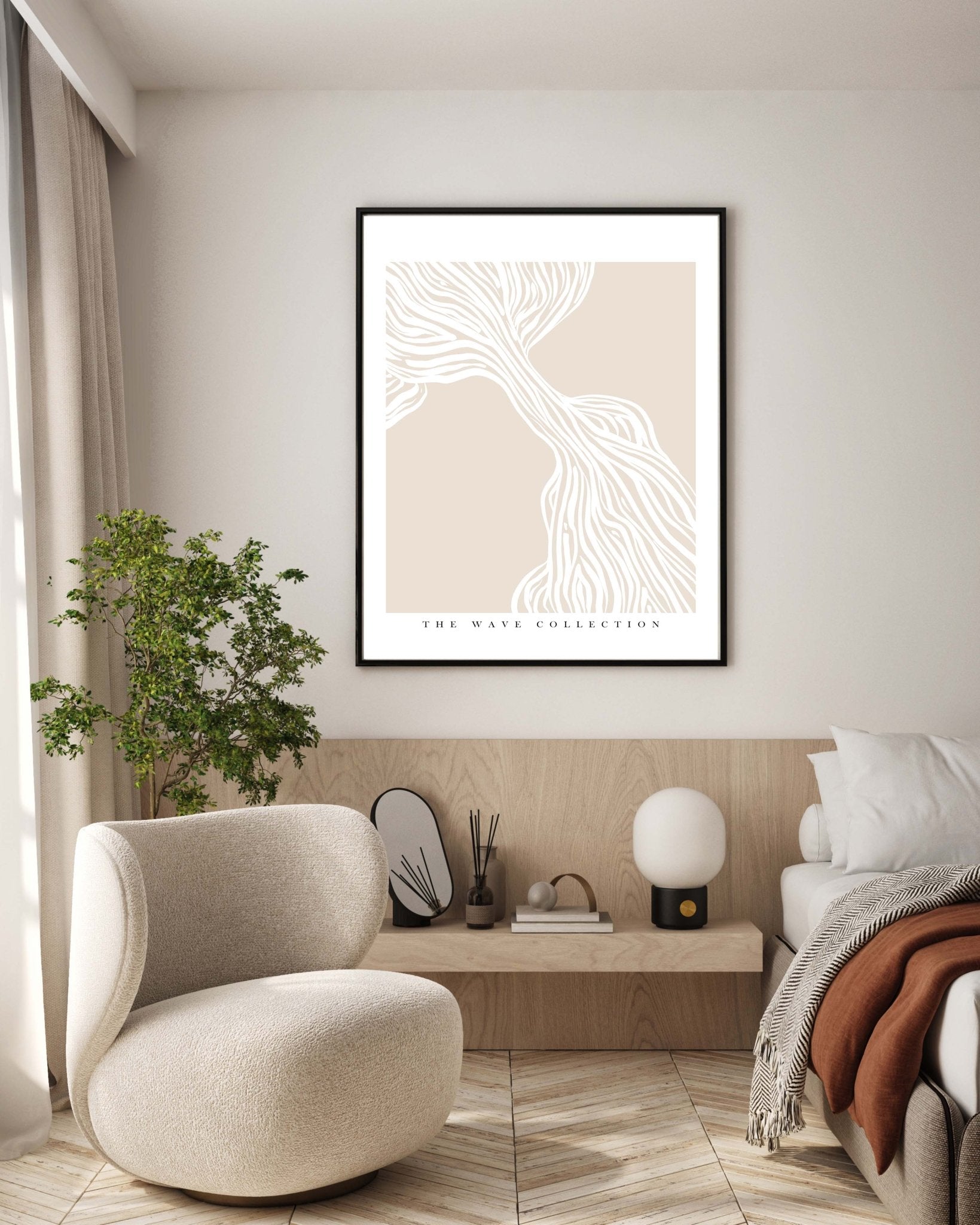 set of 3 prints | digital download – luxe poster co... Wave Collection Poster II – D'Luxe Prints