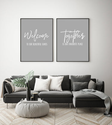 Welcome | Together Set - D'Luxe Prints