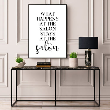 What Happens At The Salon - D'Luxe Prints