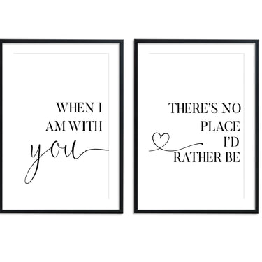 When I Am With You Set - D'Luxe Prints
