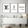 White Fashion Darling... Trio Set - D'Luxe Prints