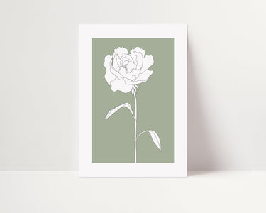 White Flower Poster - D'Luxe Prints