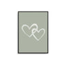White Sage Hearts - D'Luxe Prints