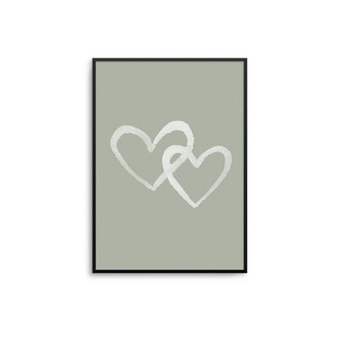 White Sage Hearts - D'Luxe Prints