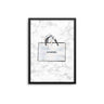 White Shopping Bag - D'Luxe Prints