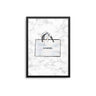 White Shopping Bag - D'Luxe Prints