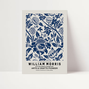 William Morris - Navy I - D'Luxe Prints