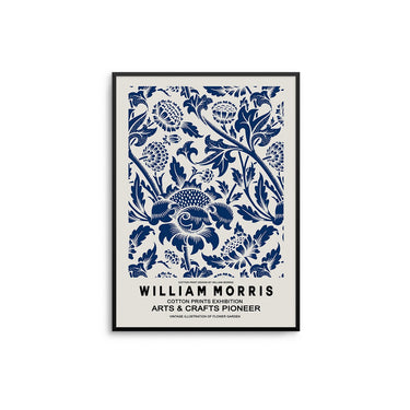 William Morris - Navy I - D'Luxe Prints