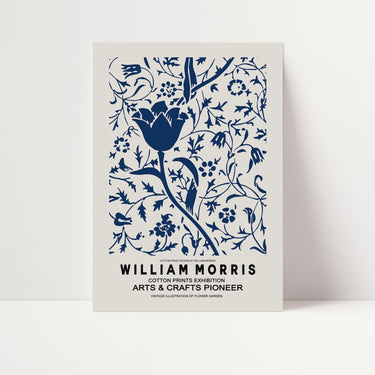 William Morris - Navy III - D'Luxe Prints