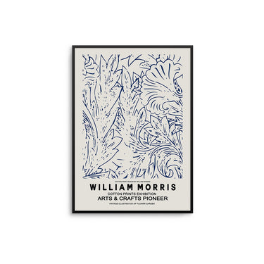 William Morris - Navy IV - D'Luxe Prints