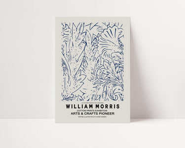 William Morris - Navy IV - D'Luxe Prints